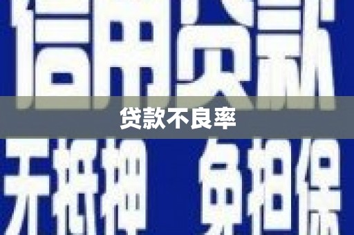 浈江贷款不良率